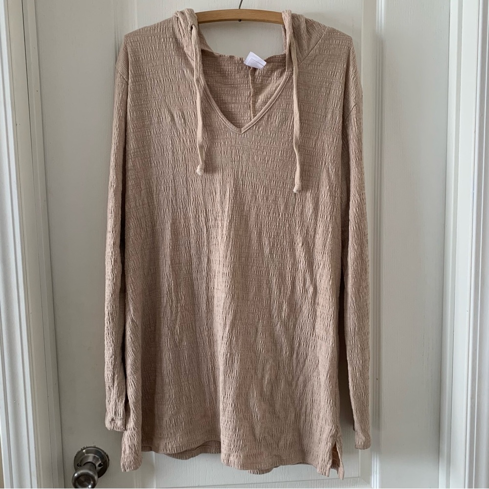 Agnes & Dora oversized cause like hooded tunic